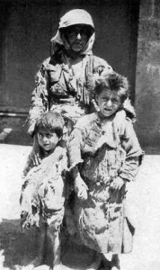 Armenian refugee family