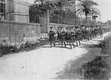 10 October 1918, 2nd Battalion Black Watch (7th Meerut Division) arrive in Beirut after marched 96 miles (154 km) in 8 days from Haifa (Wikimedia)