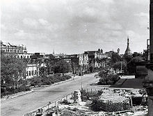 Rangoon, after bombing raid 